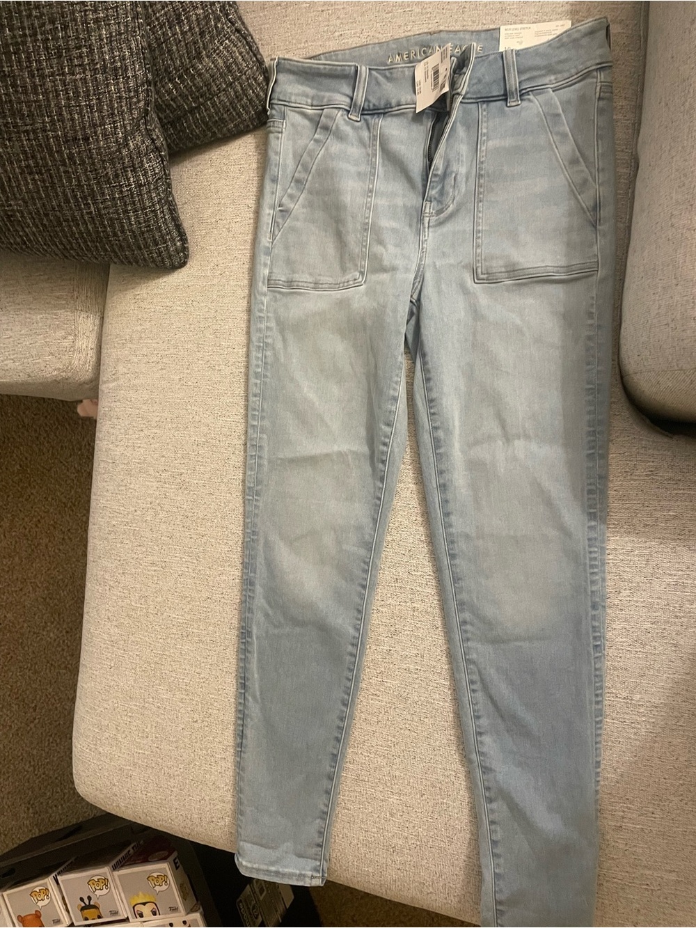 Next Level Apparel Light Blue Skinny Jeans